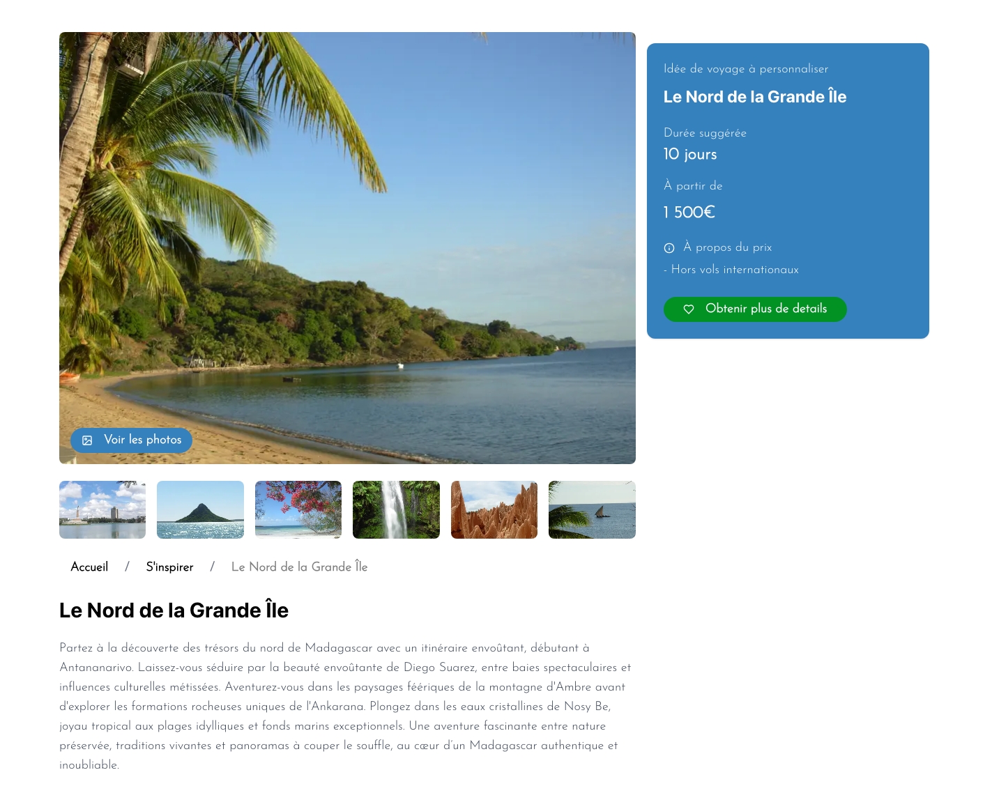 Manja Tours Madagascar screenshot 3